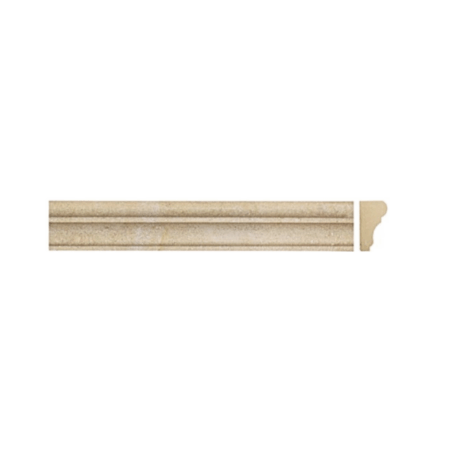 Jerusalem Gold | Limestone - 1.75x12 in. Chair Rail Moulding | Honed/Polished