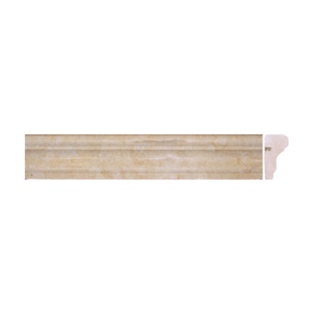 Giallo Elena | Limestone - 1.75x12 in. Chair Rail Moulding | Honed/Polished