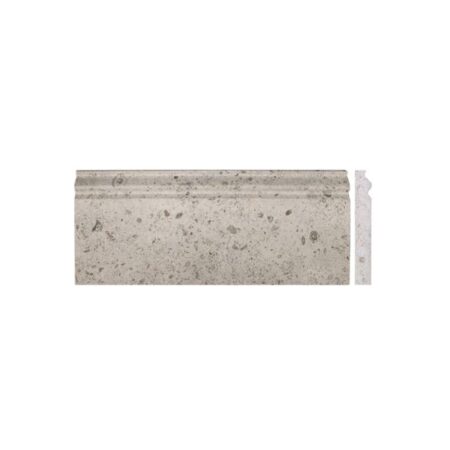 Gascogne Blue | Limestone - 5x12 in. Base Moulding | Honed