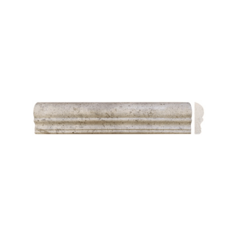 Gascogne Blue | Limestone - 2.5x12 in. Cornice Chair Rail Moulding | Honed