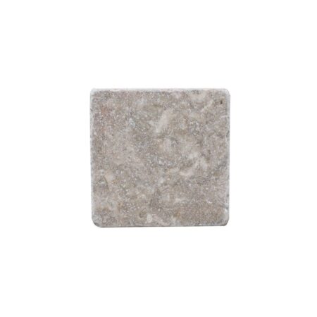 Jerusalem Grey | Limestone - 8x8 in. Field Tile | Tumbled