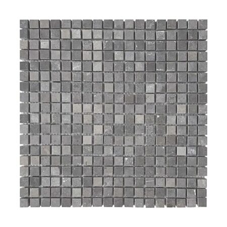 Blue Lagoon | Limestone - 5/8x5/8 in. Straight Joint Mosaic | Honed