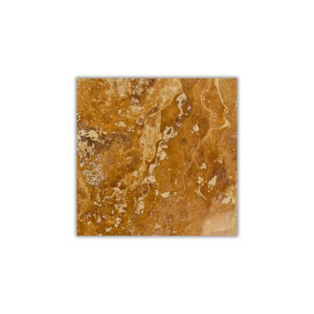 Golden Rustic | Travertine - 12x12 in. Field Tile | Honed/Polished