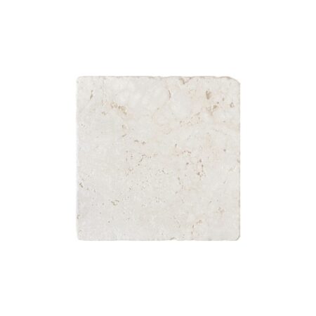 Pearl (Chiaro) | Travertine - 12x12 in. Field Tile | Tumbled (3/8" Thick)