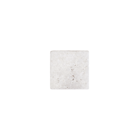 Pearl (Chiaro) | Travertine - 6x6 in. Field Tile | Tumbled (5/8" Thick)