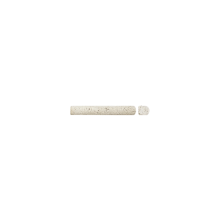 Pearl (Chiaro) | Travertine - 5/8x4 in. Pencil Moulding | Tumbled