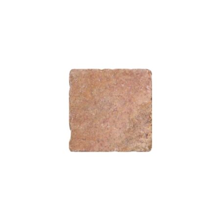 Peach | Travertine - 6x6 in. Field Tile | Tumbled