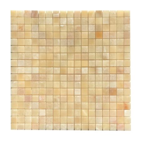 Rainbow Onyx | 5/8x5/8 in. Straight Joint Mosaic | Polished