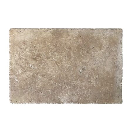 Noce (Walnut) | Travertine - 16x24 in. Field Tile | Cross Cut, Honed, Brushed, Unfilled (7/16, 5/8, or 1/2" Thick)