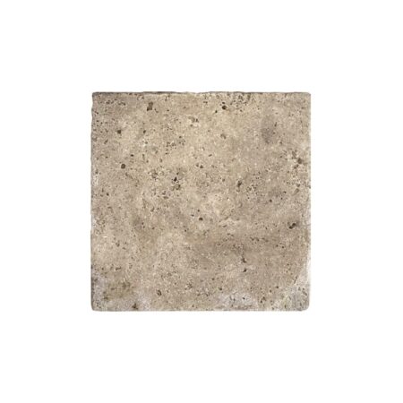 Noce (Walnut) | Travertine - 12x12 in. Field Tile | Tumbled (3/8" Thick)