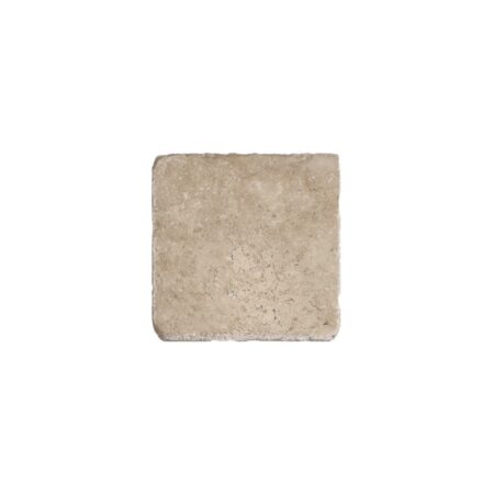 Noce (Walnut) | Travertine - 8x8 in. Field Tile | Cobbled & Unfilled Brushed/Honed/CC Honed (7/16, 1/2 or 5/8" Thick)
