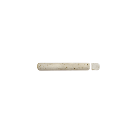 Noce (Walnut) | Travertine - 5/8x4 in. Pencil Moulding | Tumbled