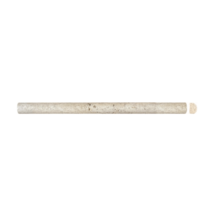 Beige Antique | Travertine - 3/4x12 in. Pencil Moulding | Honed