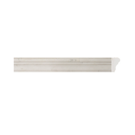 Bianco Perlino | 12 in. Chair Rail Moulding | Honed