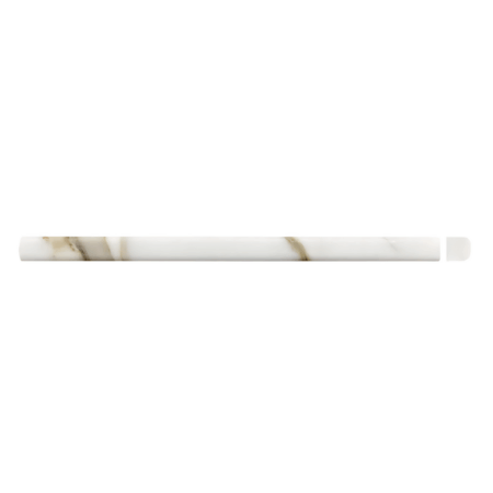 Calacatta | Marble - 12 in. Flat-Square Liner Moulding | Honed