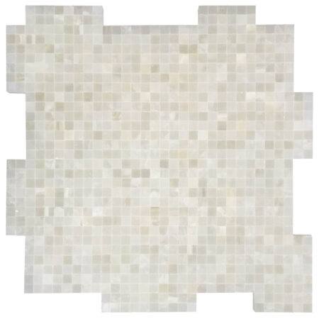 Persian Cloud | Onyx - 3/8x3/8 in. Interlocking Straight Joint Mosaic | Polished