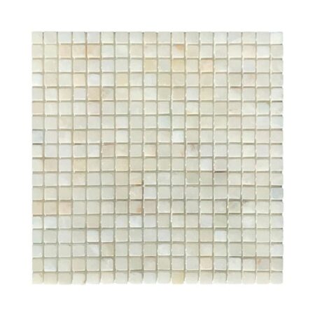 Persian Cloud | Onyx - 5/8x5/8 in. Straight Joint Mosaic | Tumbled