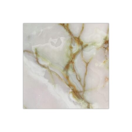 Green Persian Pistachio (White Aqua Green) | Onyx - 12x12 in. Field Tile | Polished