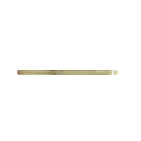 Green Pistachio (Olive) | Onyx - 5/8x12 in. Pencil Moulding | Polished