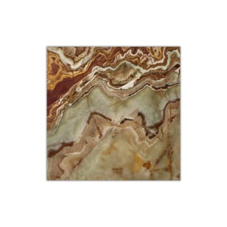 Green Pistachio (Multicolor) | Onyx - 12x12 in. Field Tile | Polished