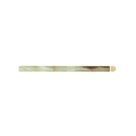 Green Pistachio (Light) | Onyx - 3/4x12 in. Pencil Moulding | Honed