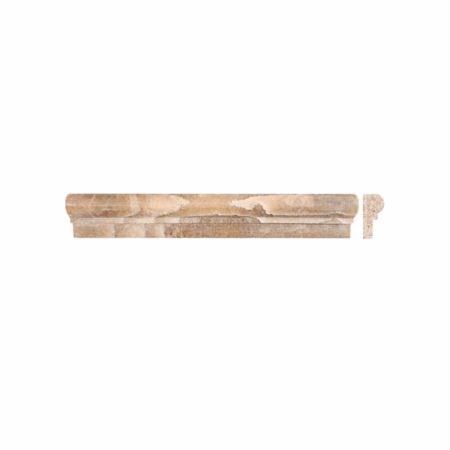 Caramella (Sable/Cappuccino) | Onyx - 2x12 in. Type 1 Chair Rail Moulding | Honed