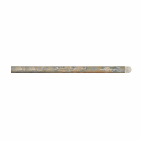Blue Aqua Gold | Onyx - 5/8x12 in. Pencil Moulding | Polished