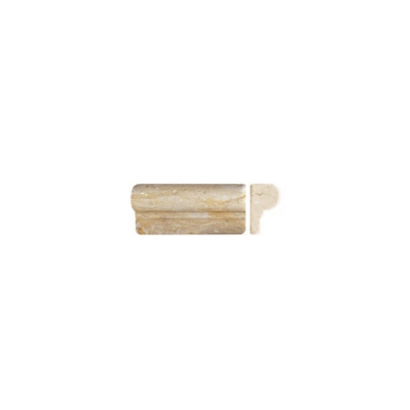 Giallo Reale | Marble - 1.75x4 in. Chair Rail Moulding | Tumbled