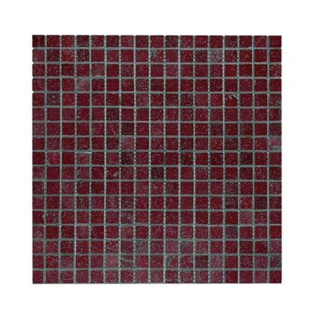 Rosso Laguna | Marble - 5/8x5/8 in. Straight Joint Mosaic | Polished