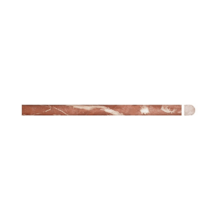 Rojo Alicante | Marble - 3/4x12 in. Pencil Moulding | Honed