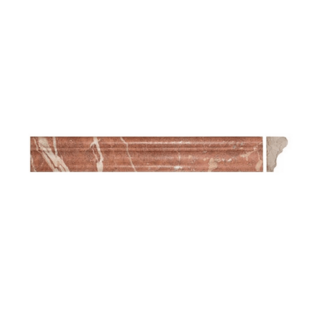 Rojo Alicante | Marble - 1.75x12 in. Chair Rail Moulding | Honed
