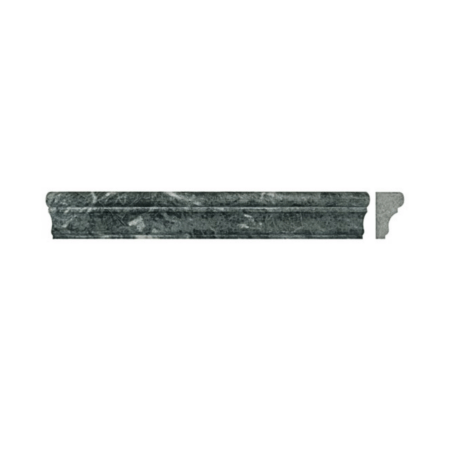 Verde Green | Marble - 1.75x12 in. Chair Rail Moulding | Honed