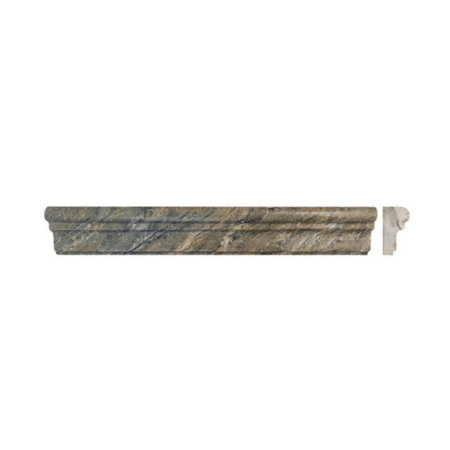 Green Fantasia | Marble - 2x12 in. Chair Rail Moulding | Polished