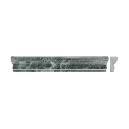 Green Royal Blue | Marble - 2x12 in. Chair Rail Moulding | Polished