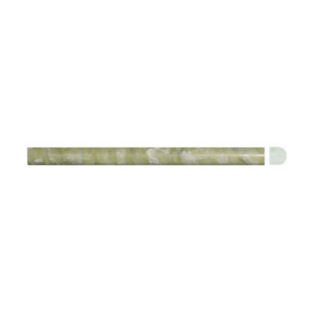 Green Olivine | Marble - 5/8x12 in. Pencil Moulding | Polished