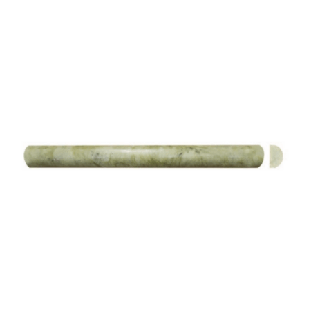 Green Olivine | Marble - 1.25x12 in. Grande Pencil Moulding | Polished