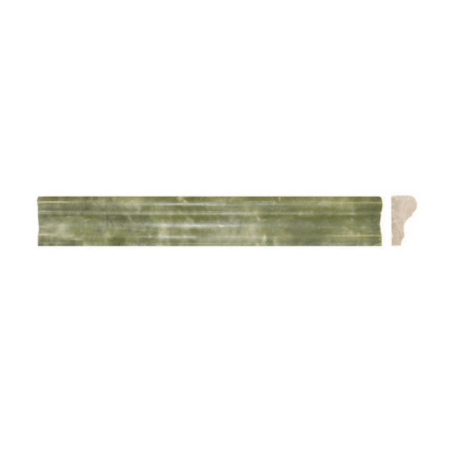 Green Olivine | Marble - 1.75x12 in. Chair Rail Moulding | Polished