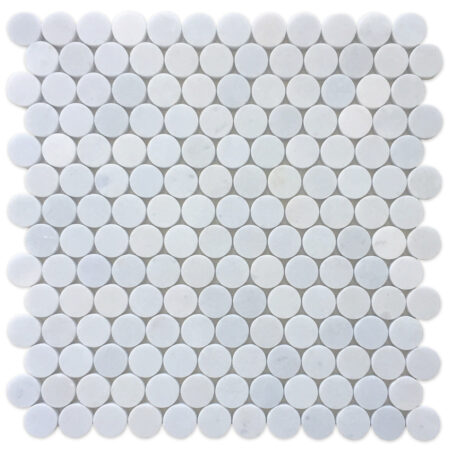 Blue Bliss | Marble - 1 in. Penny Round Mosaic | Polished