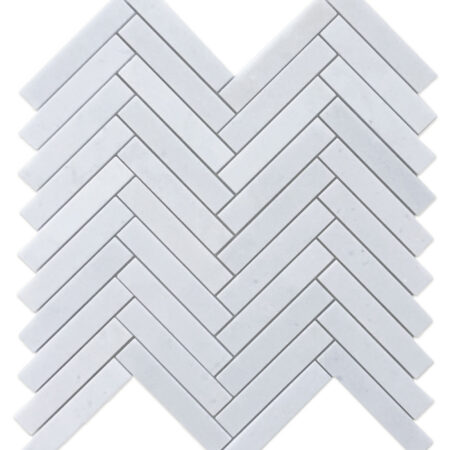 Blue Bliss | Marble - 3/4x4 in. Herringbone Mosaic | Polished