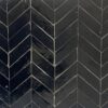 Zellige Oasis - Night | Terra Cotta - 1x4 in. Chevron Mosaic
