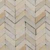 Zellige Oasis - Flax | Terra Cotta - 1x4 in. Chevron Mosaic Tile