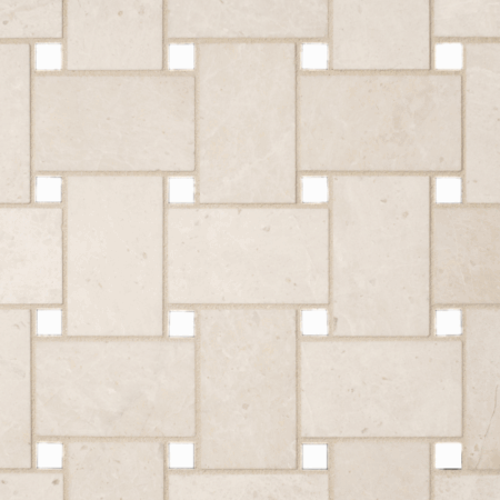 Winslow Kingston Cream Basketweave Mosaic Carlyle