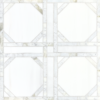 Grandview - Carlyle White | Marble - Eastover Waterjet w/ Spring Mint | Honed
