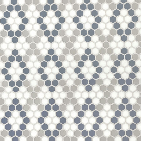 Shoal - Bistro | Glass Tile - Marcel Mosaic | Lagoon, Snow & Cashmere